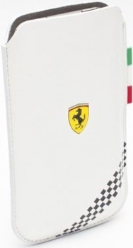 Чехол для iPhone 4/4S Ferrari Scuderia Formula 1 Medium White (FEFOSLMW)