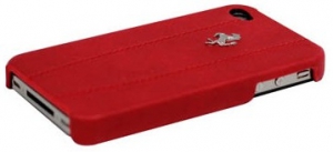 Чехол для iPhone 4/4S Ferrari Modena Collection Hard Red (FEMO4MRE)