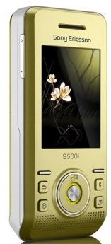 Sony Ericsson S500i Spring Yellow