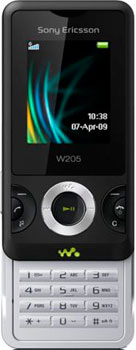 Sony Ericsson W205 Ambient Black