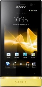 Sony Xperia U ST25i White Yellow