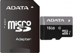 Adata Premier 16GB MicroSD Card + SD Adapter