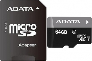 Adata Premier 64GB MicroSD Card + SD Adapter