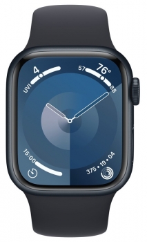 Apple Watch 9 41mm Midnight Sport Band LTE M/L