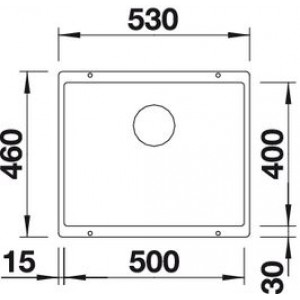 Blanco Subline 500-U White