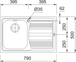 Franke Logica Line LLL 611-79